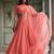 peach georgette embroidered traditional lehenga choli