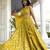 olive georgette embroidered traditional lehenga choli