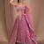 pink georgette embroidered traditional lehenga choli