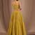 yellow georgette embroidered traditional lehenga choli