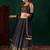 black georgette embroidered traditional lehenga choli