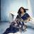 Navy blue pure munga silk blend handloom saree and contrast weaving border with organza pallu