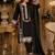 Black rayon embroidered kurta set