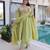 Green chanderi embroidered kurta set