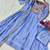 Blue chanderi embroidered kurta set
