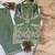 Green silk blend embroidered farshi salwar set