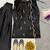 Black silk blend embroidered farshi salwar set