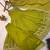 Green silk blend embroidered palazzo set