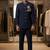 Blue color camel bids embroidery jodhpuri for men