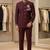 Wine color camel bids embroidery jodhpuri for men