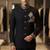 Black color camel bids embroidery jodhpuri for men