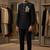 Black color deer bids embroidery jodhpuri for men