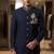 Blue color camel bids embroidery jodhpuri for men