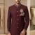 Wine color camel bids embroidery jodhpuri for men