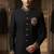 Black color bids embroidery jodhpuri for men