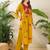Women Animal Printed Empire Thread Work Pure Cotton Kurta with Trousers