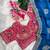 Blue Color embroidery And sequence work  Satin Saree
