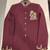 Wine color deer bids embroidery jodhpuri for men