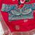 Red Color embroidery And sequence work  Satin Saree