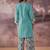 Ethnic Motifs Printed Notch Neck Pure Cotton Straight Kurta With Palazzos