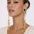 Gold Plated Long Chain Tassel Earrings for Women