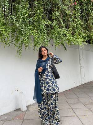 Neavy Blue Color Printed Work Cotton Salwar Suit 3
