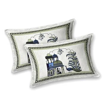 Cotton Screen Printed King Size Double Bed Bedsheet with 2 Pillow Covers 2