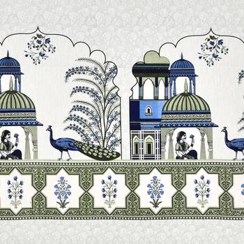 Cotton Screen Printed King Size Double Bed Bedsheet with 2 Pillow Covers 3