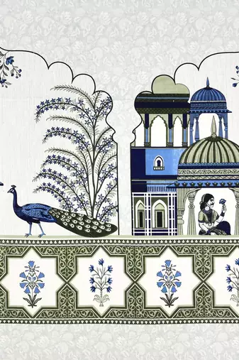 Cotton Screen Printed King Size Double Bed Bedsheet with 2 Pillow Covers