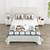Cotton Screen Printed King Size Double Bed Bedsheet with 2 Pillow Covers