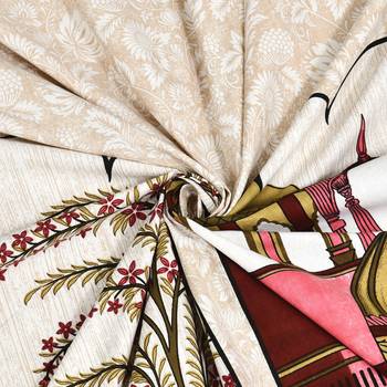 Cotton Screen Printed King Size Double Bed Bedsheet with 2 Pillow Covers 4