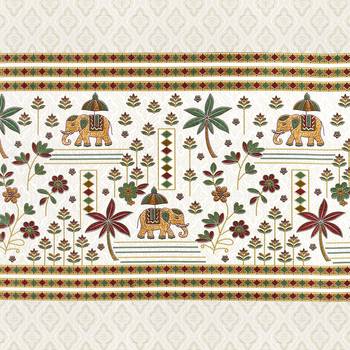 Cotton Screen Printed King Size Double Bed Bedsheet with 2 Pillow Covers 3