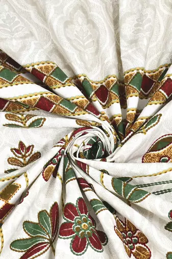 Cotton Screen Printed King Size Double Bed Bedsheet with 2 Pillow Covers