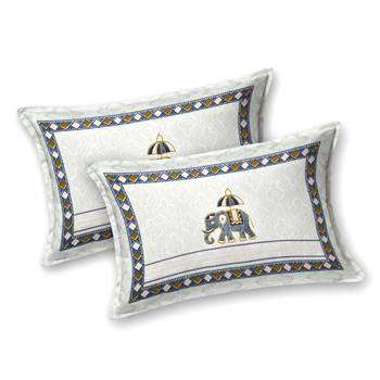 Cotton Screen Printed King Size Double Bed Bedsheet with 2 Pillow Covers 2