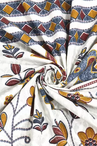 Cotton Screen Printed King Size Double Bed Bedsheet with 2 Pillow Covers