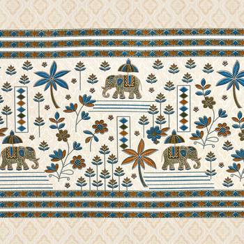 Cotton Screen Printed King Size Double Bed Bedsheet with 2 Pillow Covers 3