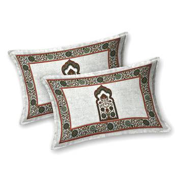 Cotton Screen Printed King Size Double Bed Bedsheet with 2 Pillow Covers 2