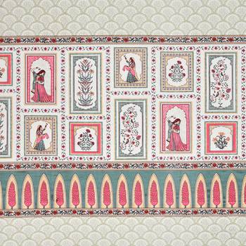 Cotton Screen Printed King Size Double Bed Bedsheet with 2 Pillow Covers 3