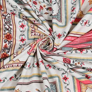 Cotton Screen Printed King Size Double Bed Bedsheet with 2 Pillow Covers 4