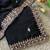 Black Color Beeds Work Silk Blend Saree