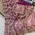 Onion Pink Color Beeds Work Silk Blend Saree