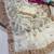 White Color Beeds Work Silk Blend Saree