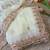 White Color Beeds Work Silk Blend Saree