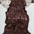 Coffee Color Real Mirror Work  Satin saree