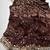 Coffee Color Real Mirror Work  Satin saree
