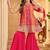 Girls embroidered pv chanderi kurta sharara set with dupatta | ethnic party wear | festive traditional dress
