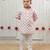 Off white printed cotton kurta set