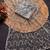 Grey Color Beads Work Net Saree