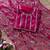 Magenta Color Beads Work Net Saree