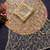 Yellow Color Beads Work Net Saree